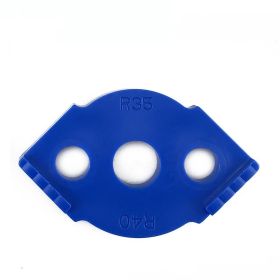 Quick Locator Woodworking Router Corner Radius Templates Jig R5-R40 Woodworking Trimming Machine Wood (Option: R35R40-Blue)