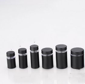 Stainless Steel Black Advertising Nail Glass Screw Mirror Nail White Glass Nail (Option: Black-25mm-25mm)