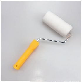 4-inch 6-inch 9-inch Flat Seamless Paint Roller Household Paint Roller Fine Hair Short Hair Rolling Brush (Option: 6 Inch Fine Wool Roller-None)