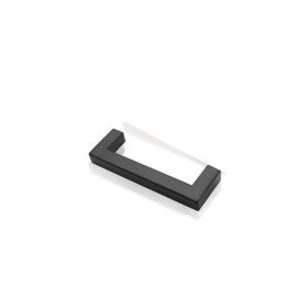 Stainless Steel Square Pipe Door Handle (Option: Black-12x288x300)