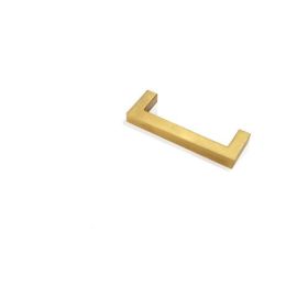 Stainless Steel Square Pipe Door Handle (Option: Gold-12x288x300)