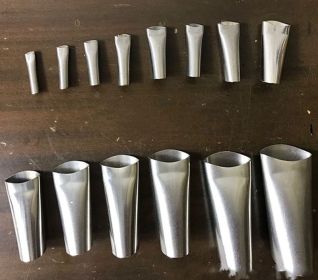 Stainless Steel Rubber Duck Mouth Type Outer Wall Glue (Option: 30mm)