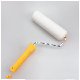 4-inch 6-inch 9-inch Flat Seamless Paint Roller Household Paint Roller Fine Hair Short Hair Rolling Brush (Option: 9 Inch Fine Wool Roller-None)