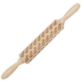Christmas Milu Printing Rolling Pin (Option: JM01691-Rolling Pin)