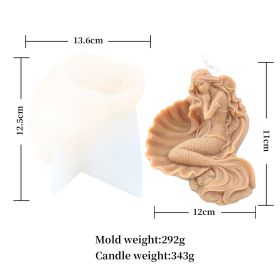 Astronaut Mermaid Diy Candle Mould (Option: Mermaid)